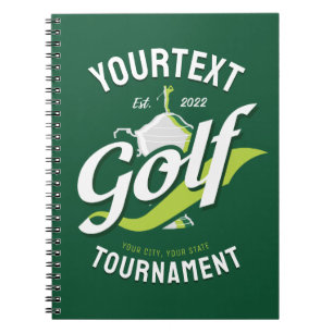 Carnet Pro Golfer NAME Golf Trophée Tournoi de golf
