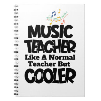 Carnet Prof de Musique Comme un Prof Normal Mais Plus Coo