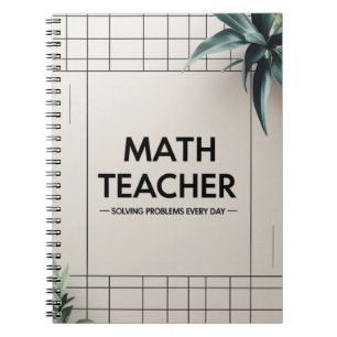 Carnet Professeur de mathématiques