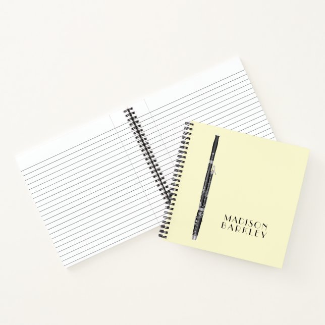 Carnet Professeur de musique Bassoon (Intérieur)