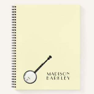 Carnet Professeur de musique de Banjo