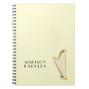 Carnet Professeur de musique musicale de Harp