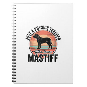 Carnet Professeur de physique aime Maillot de chien vinta