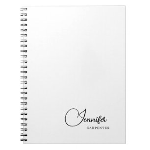 Carnet Professionnel élégant moderne minimaliste ajouter 