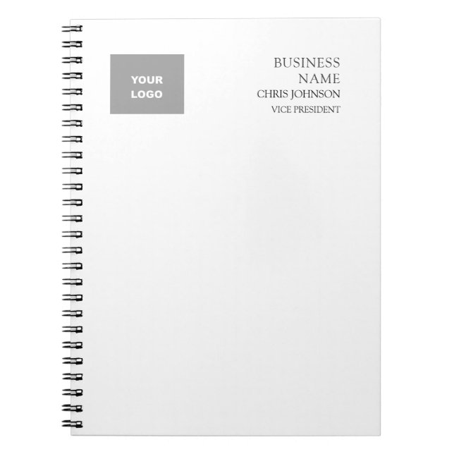 Carnet Professionnel Moderne Simple Clair (Devant)