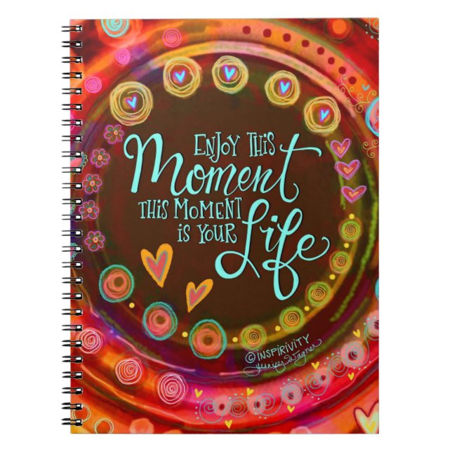 Carnet Profitez De Ce Moment Inspirivity Inspirationnel (Devant)