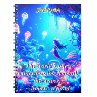 Carnet Profondeurs mystiques - Chibi Mermaid & Jardin bri