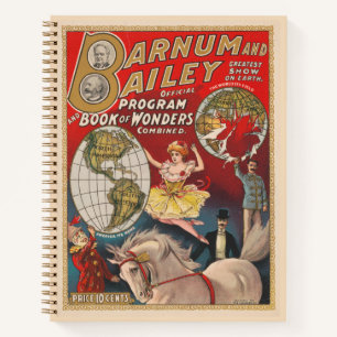 Carnet Programme vintage Barnum Et Bailey