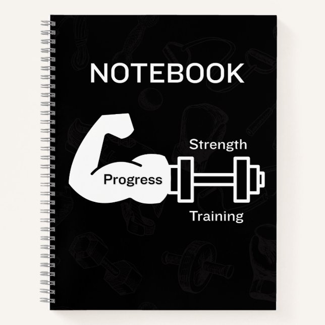 Carnet Progrès de l'entraînement en force (Devant)
