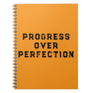 Carnet Progrès plutôt que perfection