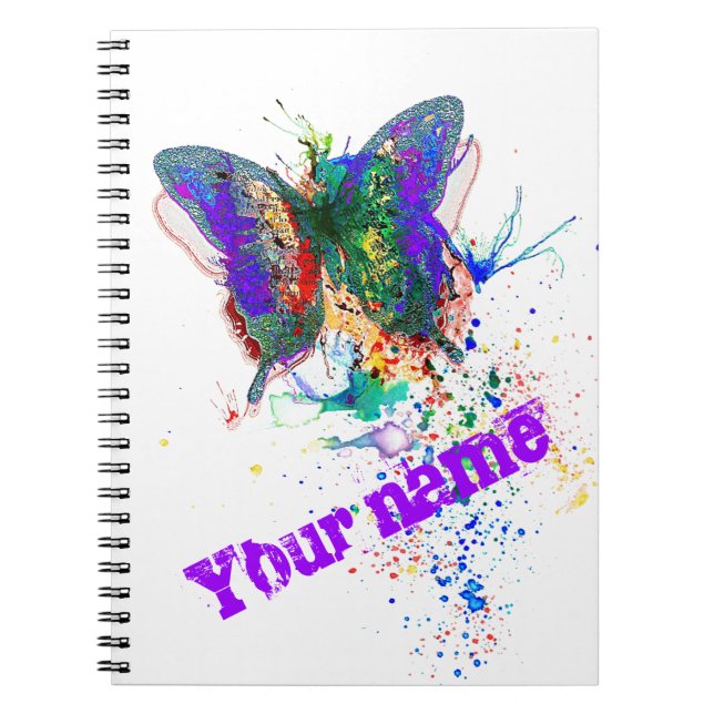 Carnet Projection papillon (Devant)