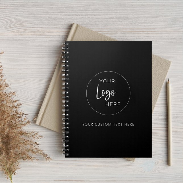 Carnet promotion du logo d'entreprise personnalisé (Créateur téléchargé)