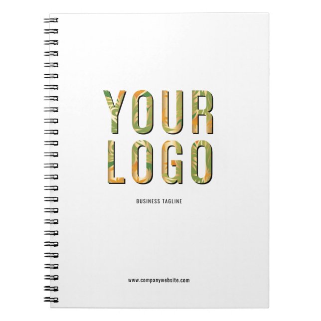 Carnet promotionnel du logo de l'entreprise sur me (Devant)