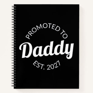 Carnet Promu Papa 2027 Nouveau Papa Cadeau Baby Shower Je