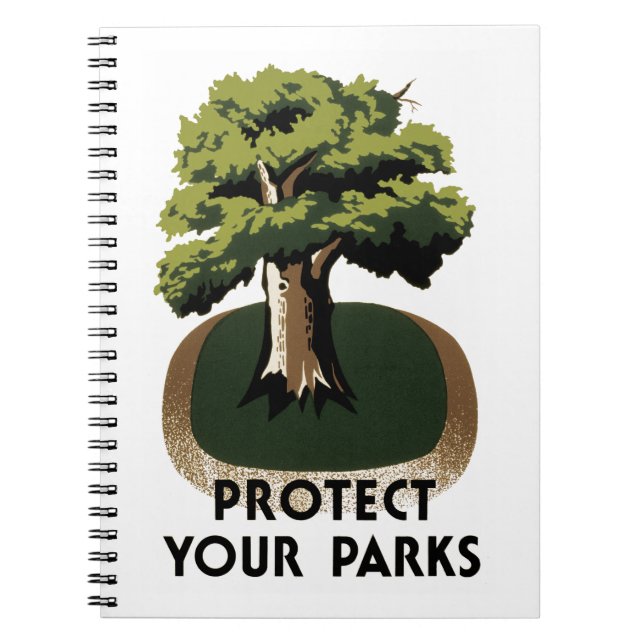 Carnet Protégez vos parcs (Devant)
