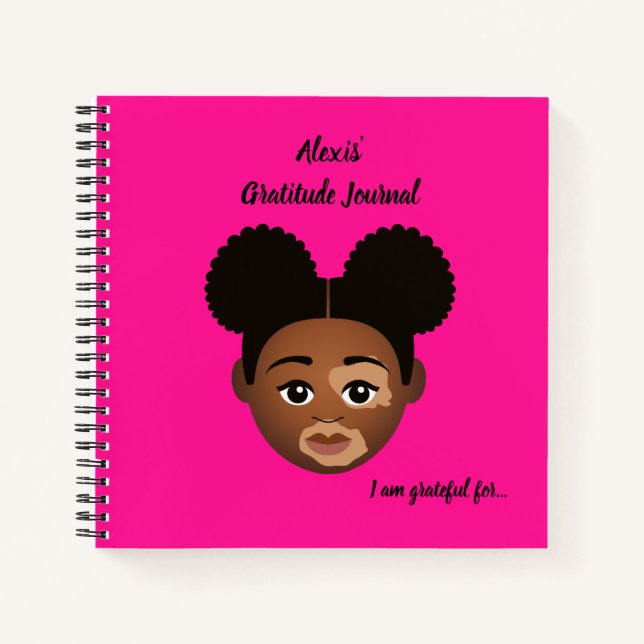 Carnet #Proud2BNaturalMe Journaux de Gratitude personnali (Devant)