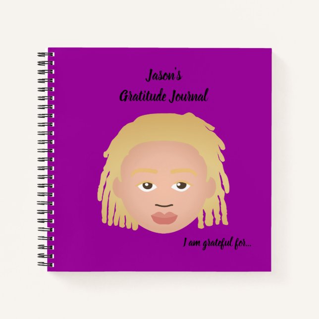 Carnet #Proud2BNaturalMe Journaux de Gratitude personnali (Devant)