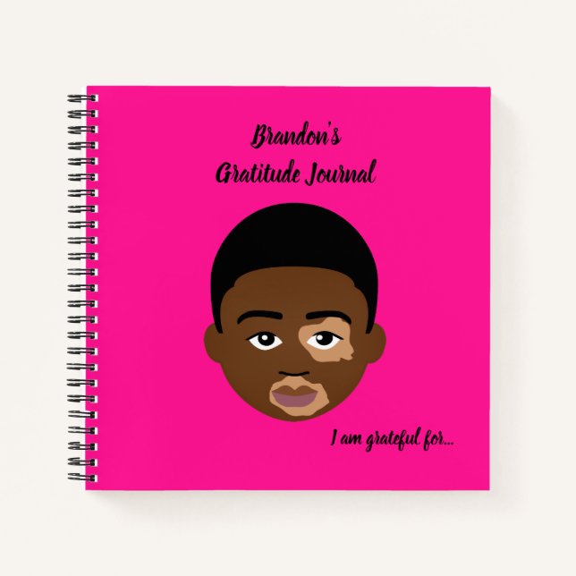 Carnet #Proud2BNaturalMe Journaux de Gratitude personnali (Devant)