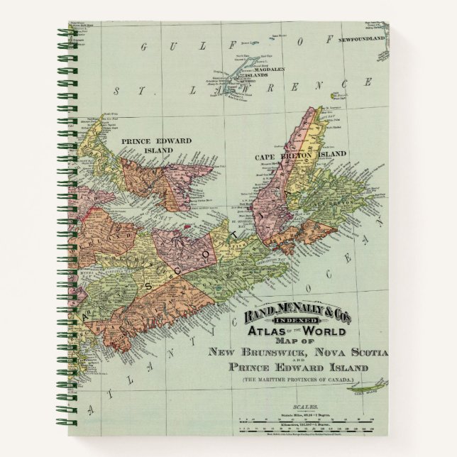 Carnet Provinces maritimes du Canada (Devant)
