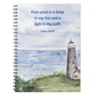 Carnet Psaume 119 Ta Parole est une Lampe Bible Verse Jou