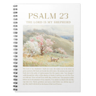 Carnet Psaume 23 NKJV Le Seigneur est Mon Pasteur
