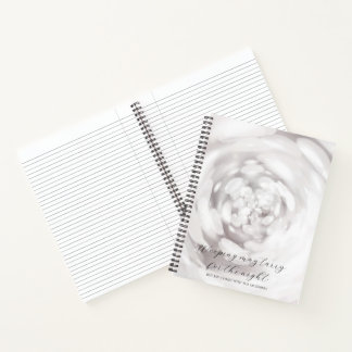 Carnet Psaume 30:5 Étude Biblique Bokeh Personnalisé 