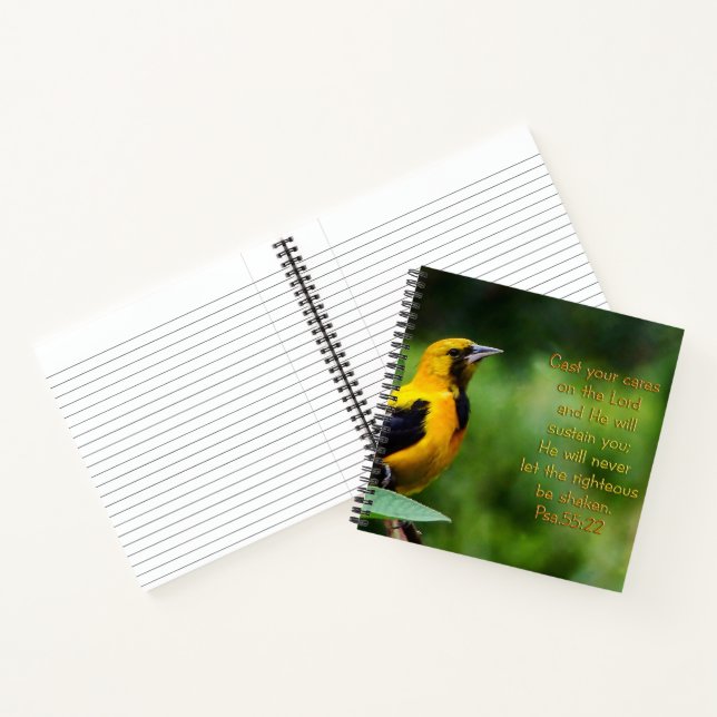 Carnet Psaumes 55:22 Inspirationnel (Intérieur)