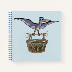 Carnet Pteranodon Portant Un Panier