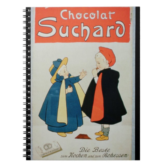 Carnet Publicité par affichage "chocolat de Suchard" (Devant)