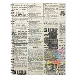 Carnet publicité vintage