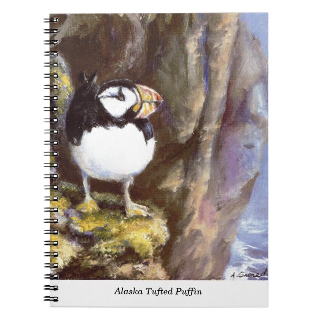 Carnet Puffin touffu de l'Alaska (Devant)