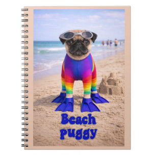 Carnet Puggy de la plage