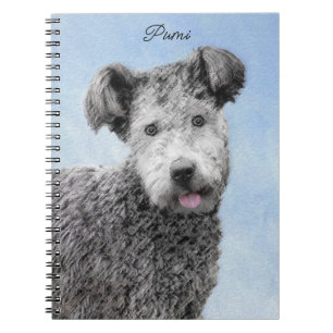 Carnet Pumi Peinture - Cute Original Chien Art