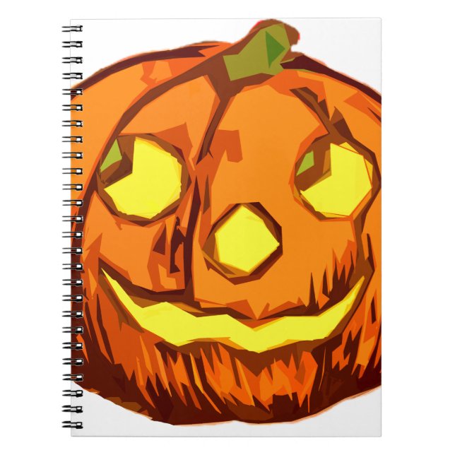 Carnet Pumpking de sourire (Devant)