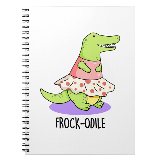 Carnet Pun Frock-odile Crocodile Drôle  (Devant)