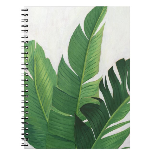 Carnet Pura Vida - Feuilles tropicaux (Devant)