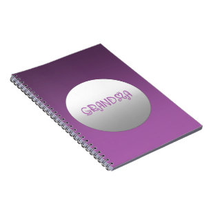 Carnet Purple And Silver Grandma