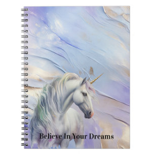 Carnet Purple Gold Dream Unicorn