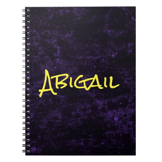 Carnet Purple moderne (Devant)