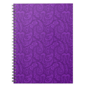 Carnet Purple Paisley