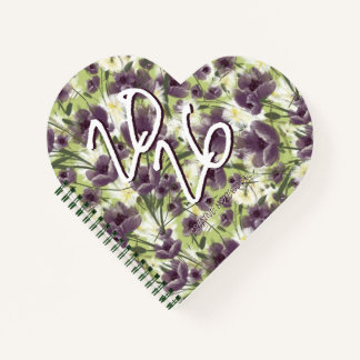 Carnet Purple Poppies "Mellow Garden" Notebook