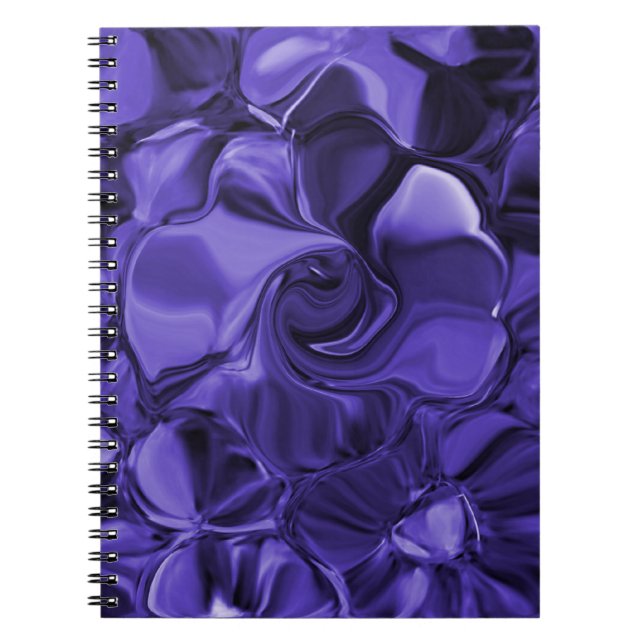 Carnet Purple Swirls Spiral Notebook (Devant)