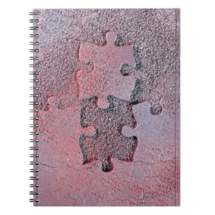 Carnet Puzzle rose pour le mois de Sensibilisation sur l'