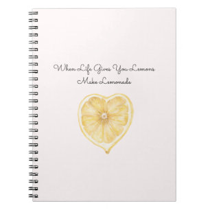 Carnet Quand la vie vous donne des citrons, faites du cit