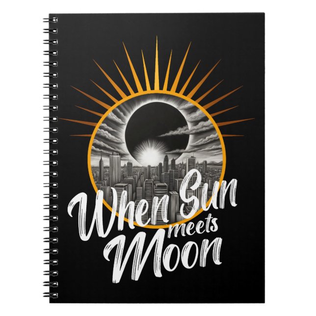 Carnet Quand le soleil rencontre la lune, Black Skyline É (Devant)
