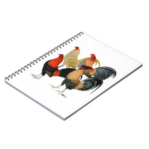 Carnet Quatre gamecocks