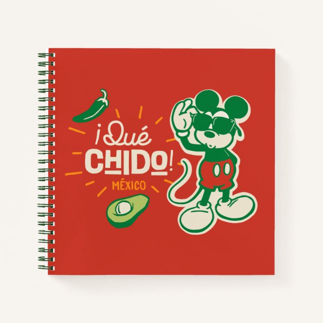 Carnet ¡Qué chido! "Tellement cool" Mickey Mouse (Devant)