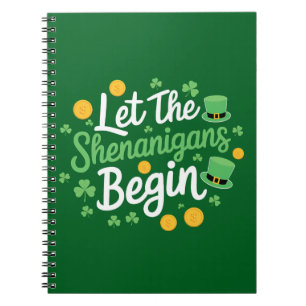 Carnet Que les frénésies commencent Drôle de St Patrick