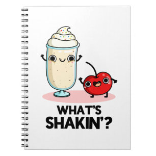 Carnet Quel est Shakin Funny Cherry Milkshake Pun