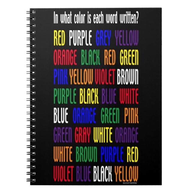 Carnet Quelle est ma couleur ? (Devant)